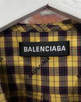 BALENCIAGA HOODED BUTTON UP ‘YELLOW’
