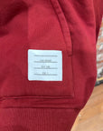 THOM BROWNE STRIPE SLEEVE HOODIE ‘RED/WHITE’