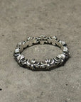 CHROME HEARTS TINY-E BAND RING ‘SILVER’