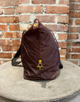 PRADA TESSTUO NYLON CROC LEATHER TOTE BAG ‘BURGUNDY’