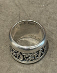 CHROME HEARTS WIDE CELTIC BAND RING 'SILVER'