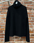 RICK OWENS FW07 EXPLODER 2-WAY SCARF NECK SWEATER ‘BLACK’