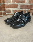 MAISON MARGIELA PATENT LEATHER TABI LOAFERS ‘BLACK’