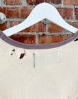 PALY HOLLYWOOD SS26 CHELSEAY HOTEL TEE ‘CREAM/BROWN’
