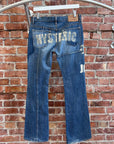 HYSTERIC GLAMOUR DEBBIE SUZIE JOAN KINKY DENIM JEANS ‘DARK BLUE’