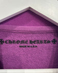 CHROME HEARTS MATTY BOY "MORE NOT LESS" POLO ‘PURPLE’