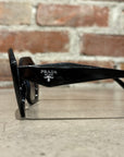 PRADA 16WS LARGE FRAME SUNGLASSES ‘BLACK’