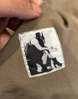RICK OWENS SS25 HOLLYWOOD DRKSHDW WALRUS CUT TEE ‘DUST’