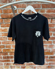CHROME HEARTS VINTAGE DAGGER COLLAR PRINT TEE ‘BLACK’