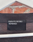 ENFANTES RICHES DÉPRIMÉS SS22 MR PORTER EXCLUSIVE TEE ‘BLACK’