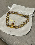 VIVIENNE WESTWOOD VINTAGE BRASS 2D ORB BRACELET ‘BRASS’