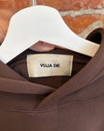 VUJA DE ANDANTE KNIT HOODIE ‘BROWN’