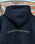 BALENCIAGA FW24 WORLD FOOD PROGRAMME ZIP HOODIE ‘BLACK’