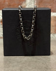 CHROME HEARTS 20” PAPER CHAIN NECKLACE ‘SILVER’