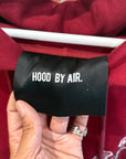 HOOD BY AIR GHETTEAU UNIVERSITY HOODIE ‘BURGUNDY’