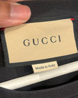 GUCCI DEMNA MUSHROOM LOGO TEE ‘BLACK’