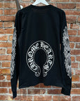 CHROME HEARTS FLORAL POCKET LONGSLEEVE ‘BLACK’