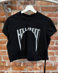 RICK OWENS DRKSHDW HOLLYWOOD CROPPED BRAD TEE ‘BLACK’