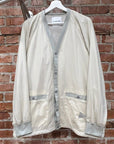 AND WANDER CARDIGAN SHELL JACKET ‘CREAM’