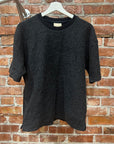 WOOYOUNGMI WOOL SHIRT ‘BLACK/GRAY’