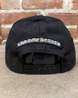 CHROME HEARTS SCROLL LOGO BASEBALL HAT ‘BLACK’