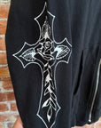 ED HARDY CHROME BOOTLEG ZIP HOODIE ‘BLACK’