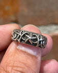 DEAL DESIGN STAR VINE RING SIZE 5.5 ‘SILVER’