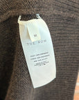 THE ROW BRUSHED CASHMERE SWEATER ‘BROWN’