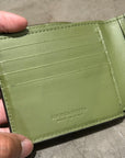 BOTTEGA VENETA INTRECCIATO LEATHER BIFOLD WALLET ‘BROWN’