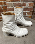 MAISON MARGIELA TABI HEEL ANKLE BOOTS ‘WHITE’