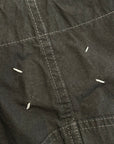 MAISON MARGIELA SS26 TAFFETA DRAWSTRING CARGO PANTS ‘BLACK’