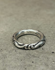 CHROME HEARTS SCROLL BAND RING ‘SILVER’