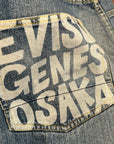 EVISU FADED OSAKA DENIM 'VINTAGE BLUE'
