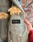 HYSTERIC GLAMOUR DISTRESSED DENIM JACKET ‘BLUE’