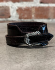 CHROME HEARTS R&R LEATHER BRACELET ‘BROWN’