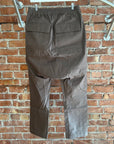 RICK OWENS DROP CROTCH DRAWSTRING PANTS ‘DUST’