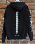 CHROME HEARTS CEMETERY CROSS SPINE PULLOVER HOODIE ‘BLACK’