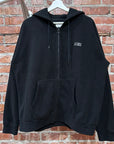NUMBER (N)INE N(N) FLEECE ZIP UP HOODIE ‘BLACK’