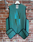 KAPITAL X BYBORRE CHIMAYO VEST ‘TEAL’