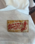 KAPITAL KOUNTRY "MOTO-KROSS" JUMBO TEE ‘WHITE/BLACK’