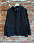 NORTH FACE PURPLE LABLE MOUNTAIN WIND FULL ZIP PARKA ‘BLACK’