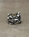 CHROME HEARTS DOUBLE FLORAL RING ‘SILVER’