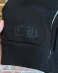 CHROME HEARTS VERTICAL LOGO ZIP HOODIE ’BLACK’
