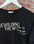 ENGINEERED GARMENTS REWILDING THE WORLD TEE ‘BLACK’