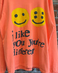 CPFM I LIKE YOU YOUR DIFFERENT LONGSLEEVE ‘ORANGE’