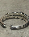 CHROME HEARTS BABY DOUBLE FLORAL RING ‘SILVER’