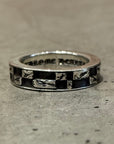 CHROME HEARTS MATTY BOY 99 EYES SPACER RING ‘SILVER’