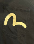 EVISU MULTIPOCKET LONGSLEEVE SHIRT 'BLACK'