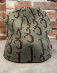SUPREME FW25 ARABIC LOGO JACQUARD BEANIE ‘OLIVE’