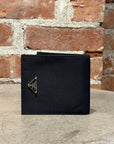 PRADA BIFOLD LOGO NYLON WALLET ‘BLACK’